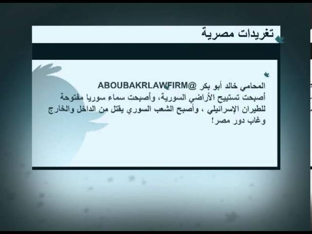 تغريدات مصرية..الهجوم الإسرائيلي على سوريا