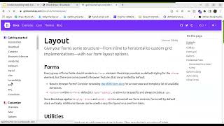 How to use Bootstrap CSS Framework Forms | Part 17
