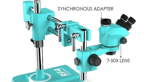 RF4 MICROSCOPE || RF4 RF7050-TVPTRINOCULAR STEREO MICROSCOPE WITH 7X TO50X