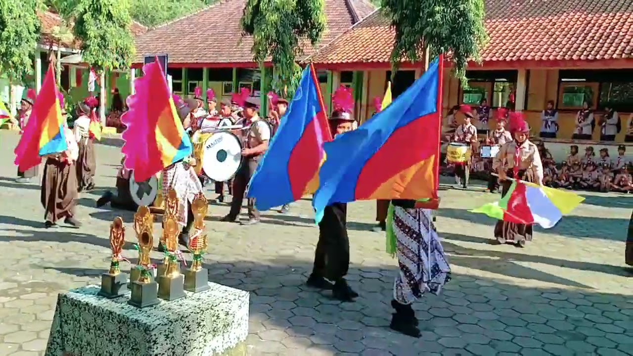 Penampilan Seni Tari & marching band Girilokananta di Pesta Siaga 2023