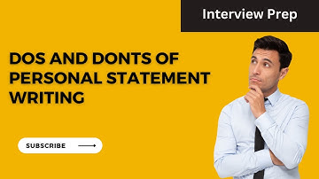 Dos and Donts of Personal statement writing