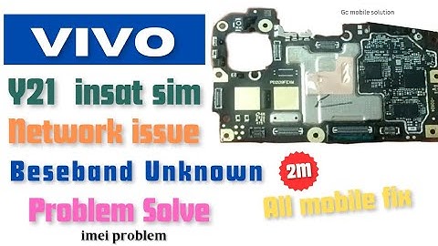 vivo y21 sim not working |no service| network problem