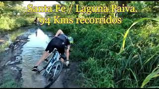 Salida modo Cicloturismo desde Santa Fe a Laguna Paiva (total recorrido 100kms)