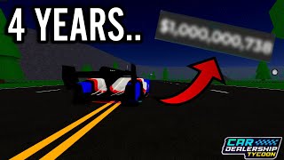 I JUST HIT *1 BILLION* IN CAR DEALERSHIP TYCOON!!