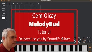 Celebrity Cem Olcay MelodyBud AUv3 Midi Generative Sequencer - Tutorial Wealth