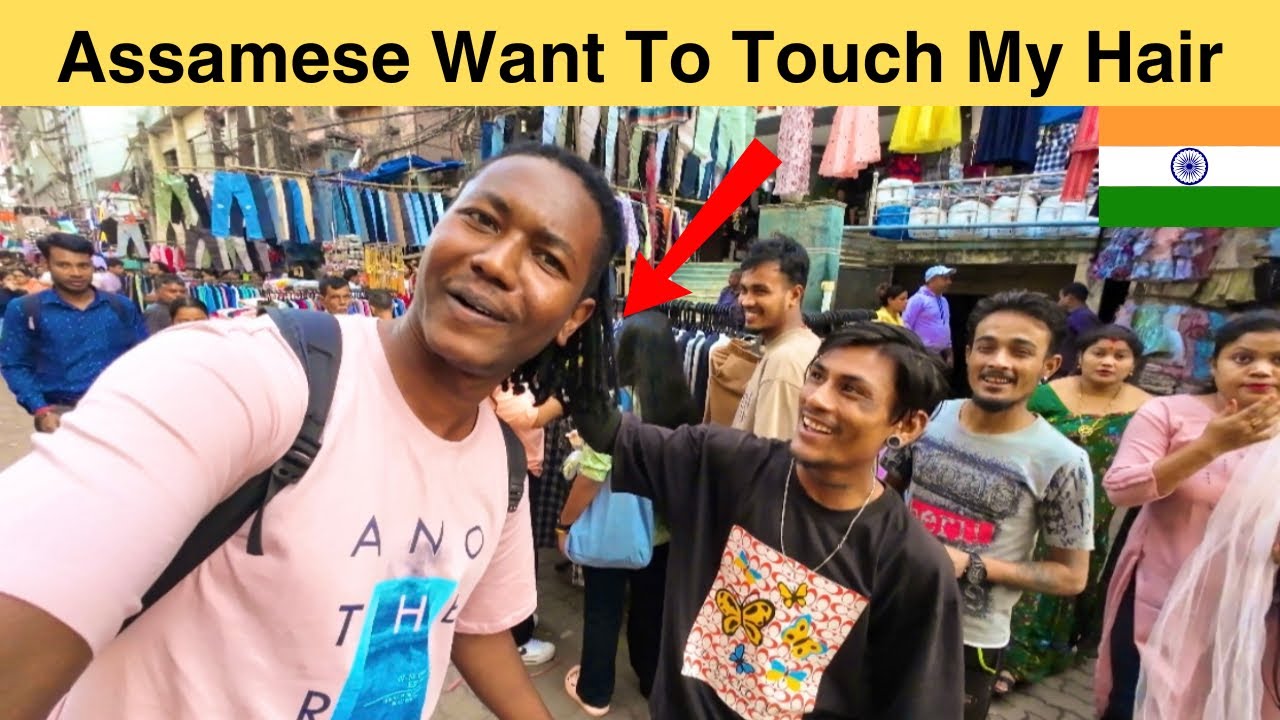 African First Time in Fancy Bazaar (See Heartwarming Reactions to My Hair)