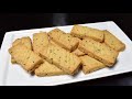 Bakery style salted biscuit recipe