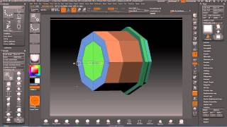 Zbrush Zmodeler Tutorial Spiegazione 3 ITA - bridge e split point