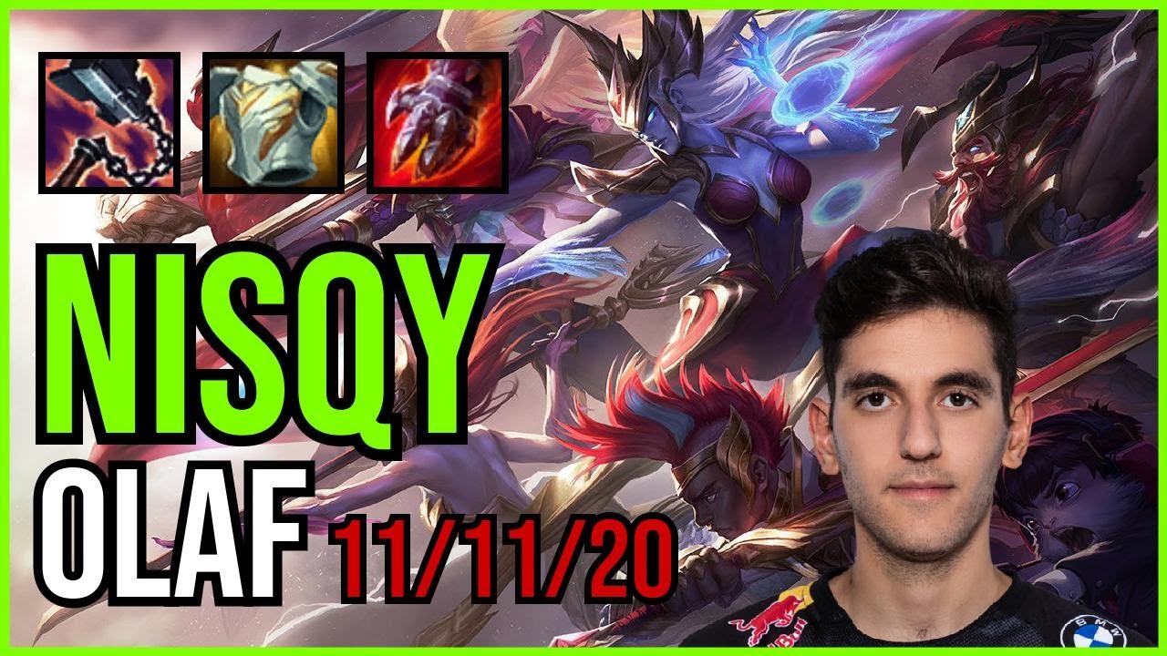 NISQY - OLAF vs KHA'ZIX Jungle - EUW Challenger - Patch 11.3