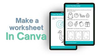 How to Create Custom Worksheets in Canva (Step-by-Step)