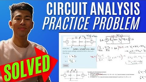 Intro to Circuit Analysis | Ch.4 - Techniques of Circuit Analysis | Q.7: Use the node-voltage met...