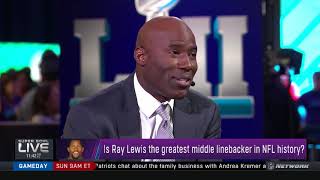 Famous Is Ray Lewis the greatest middle linebacker in NFL History? | Super Bowl LIVE | Feb 3, 2018 Profile