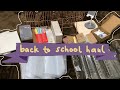 huge back to school stationery haul for med school // shopee haul ph 📦💸