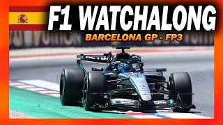 🔴 F1 Watchalong - BARCELONA GP - FP3 - with Commentary & Live Timings