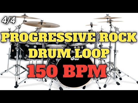 PROGRESSIVE ROCK DRUM LOOP | 150 BPM - YouTube