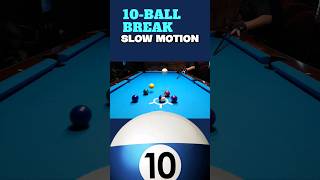 Slow-Mo 10 Ball Break! #slowmotion #break