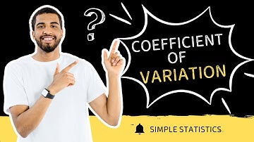 Coefficient of Variation! (Simplest Explanation)