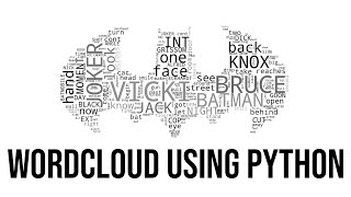 make WordCloud using Python | wordcloud kese banae [HINDI]