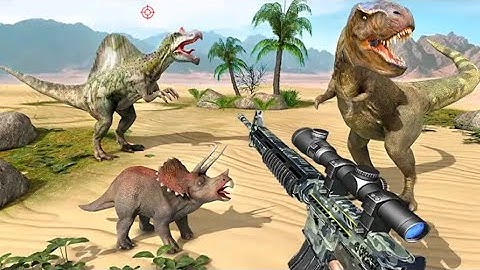 Real Dino Hunting - Best Offline Dino Hunting Game For Android Gameplay Walkthrough Part -1
