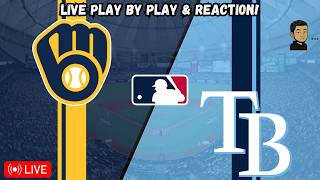 Milwaukee Brewers vs Tampa Bay Rays | MLB Livestream Live Radio Broadcast