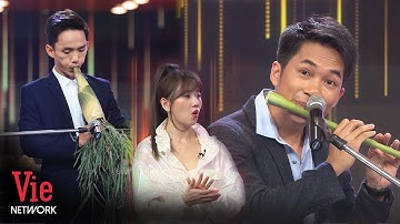 Hari Won tròn mắt trước trước hai anh chàng thổi sáo bằng rau củ có 1-0-2 | Kỳ Tài Thách Đấu