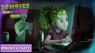 ZOMBIES : La Serie Re-Animada | Campamento En Casa ( Episodio 4 / Parte 1 )  Disney Channel