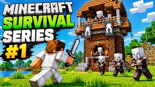 My crazy start 😁 in Minecraft survival series | part #1 | Flash gaming screenshot 4