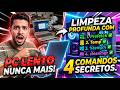 PC LENTO NUNCA MAIS! Limpeza Profunda com 4 Comandos Secretos.