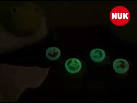 NUK Soother Glow in the dark - YouTube