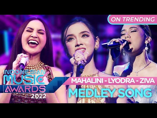 Mahalini X Lyodra X Ziva - Medley Song | Indonesian Music Awards 2022 class=