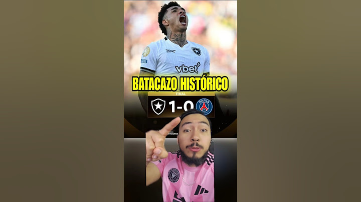BOTAFOGO le ganó al PSG en el Mundial 🤯🌎#mundialdeclubes #fifa #brasileirao #libertadores