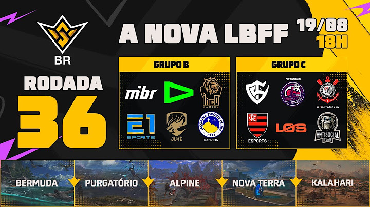 A NOVA LBFF🚨FFWS BR 🏆RODADA 36 - GRUPOS B e C | LBFF 🚨 #FREEFIRE