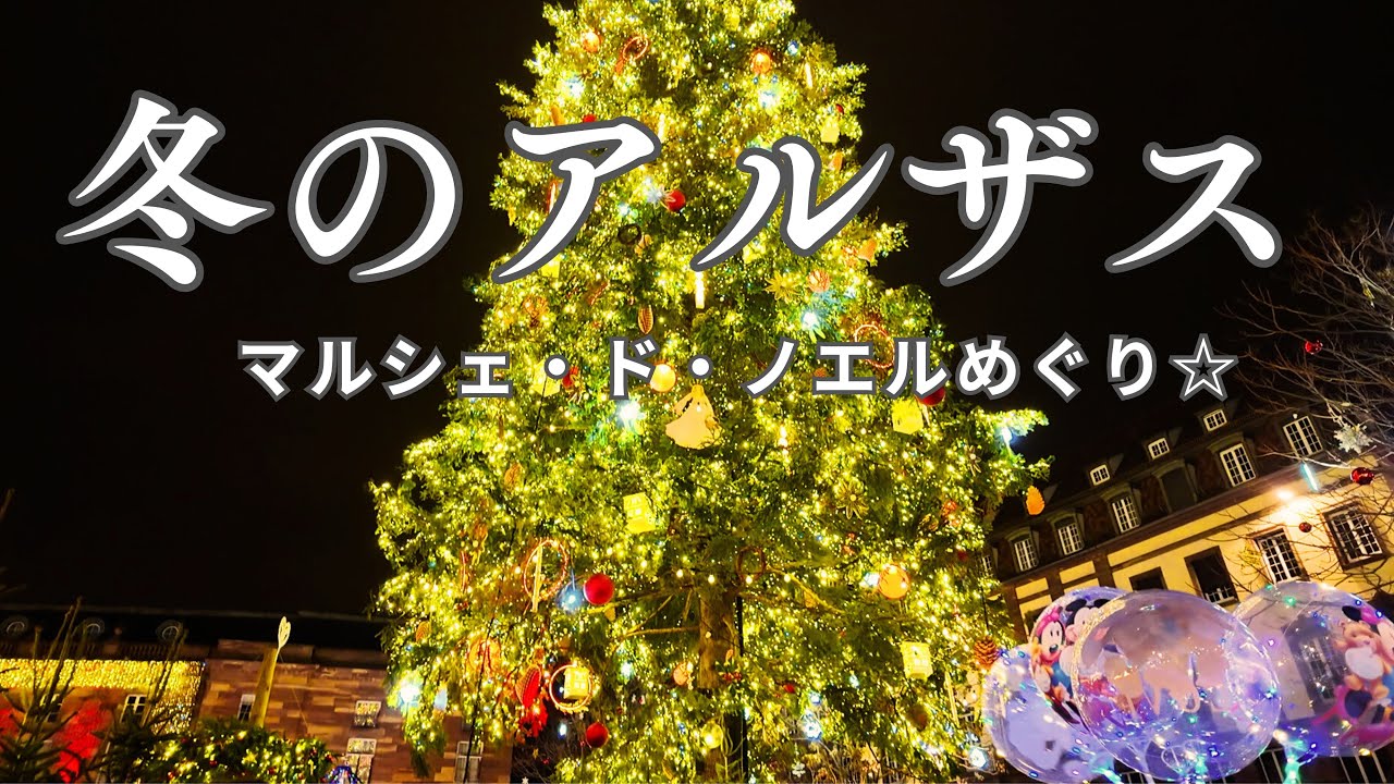 【アルザス】夢のクリスマスマーケット☆｜ストラスブールとワイン街道のノエル前後｜フランス政府公認ガイドikkoと行くアルザスの旅