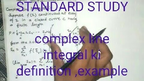 Complex line integration for bsc an msc students by Himanshu singh