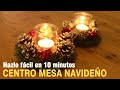 CENTRO DE MESA NAVIDEÑO EXPRESS, barato, bello y fácil!!