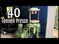 40 Tonnen  Hydraulikpresse |40 ton hydraulic forging press