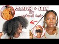 AFRICAN THREADING 4B/4C NATURAL HAIR + My Annual Trim For Hair Growth & Retention