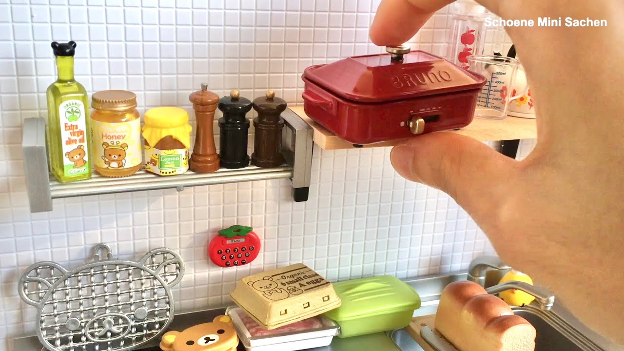 Toy Miniature, Re-Ment Mini Kitchen, Breakfast