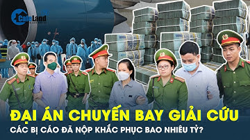 Số tiền nộp khắc phục vụ án chuyến bay giải cứu đã lên tới hơn 100 tỉ đồng và 1,5 triệu USD