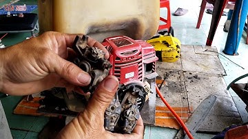 Sửa bình xăng con máy cắt cỏ Honda, và cách cân chỉnh lại nguyên bản.
