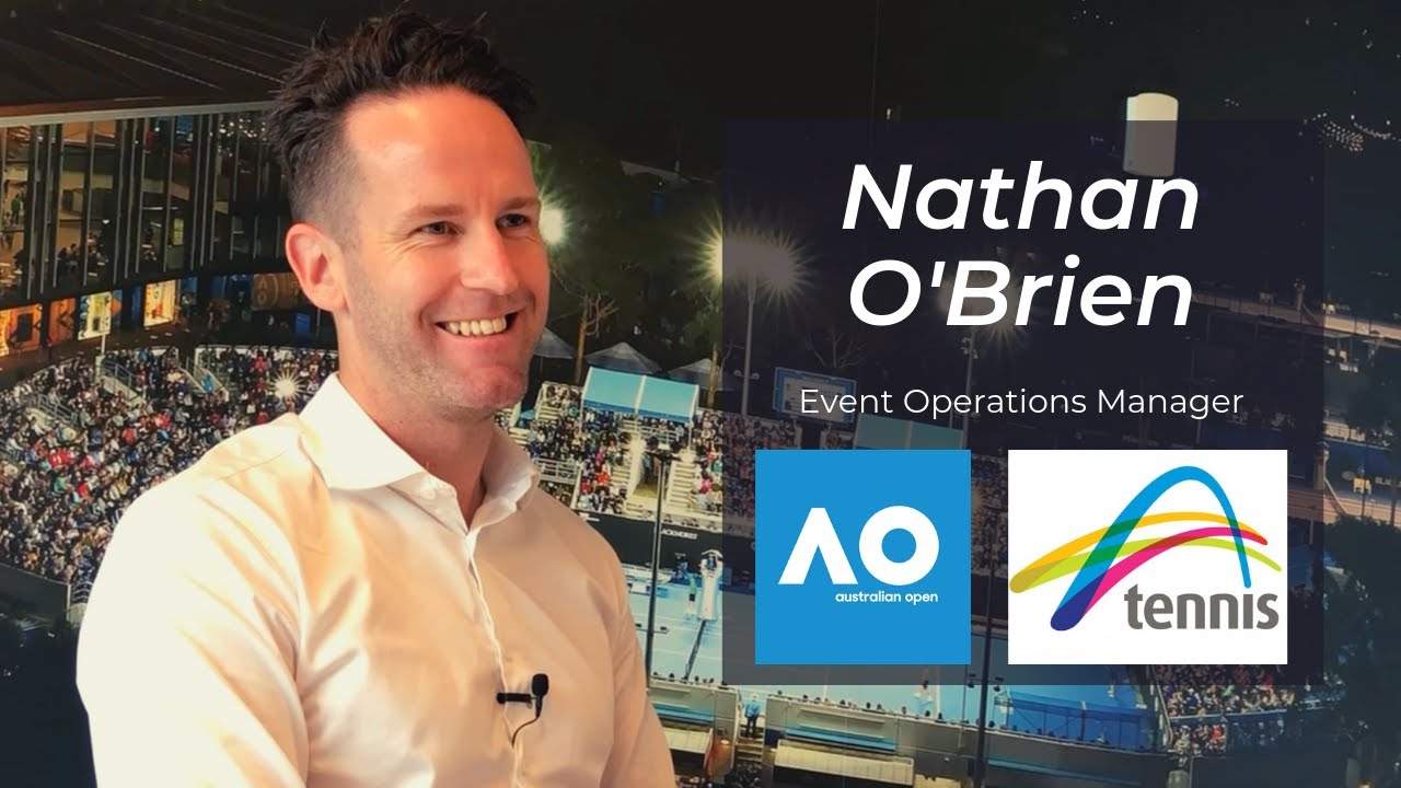 Nathan O Brien Tennis Australia Event Operations Manager Australian Open Youtube