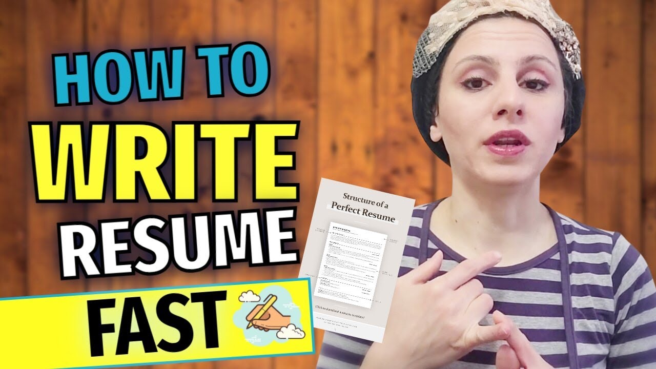 write an incredible resume 5 golden rules