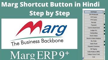 Marg Erp Complete Step by Step Shortcut Button in Hindi | Marg Free Demo Call Now @ 8076783949