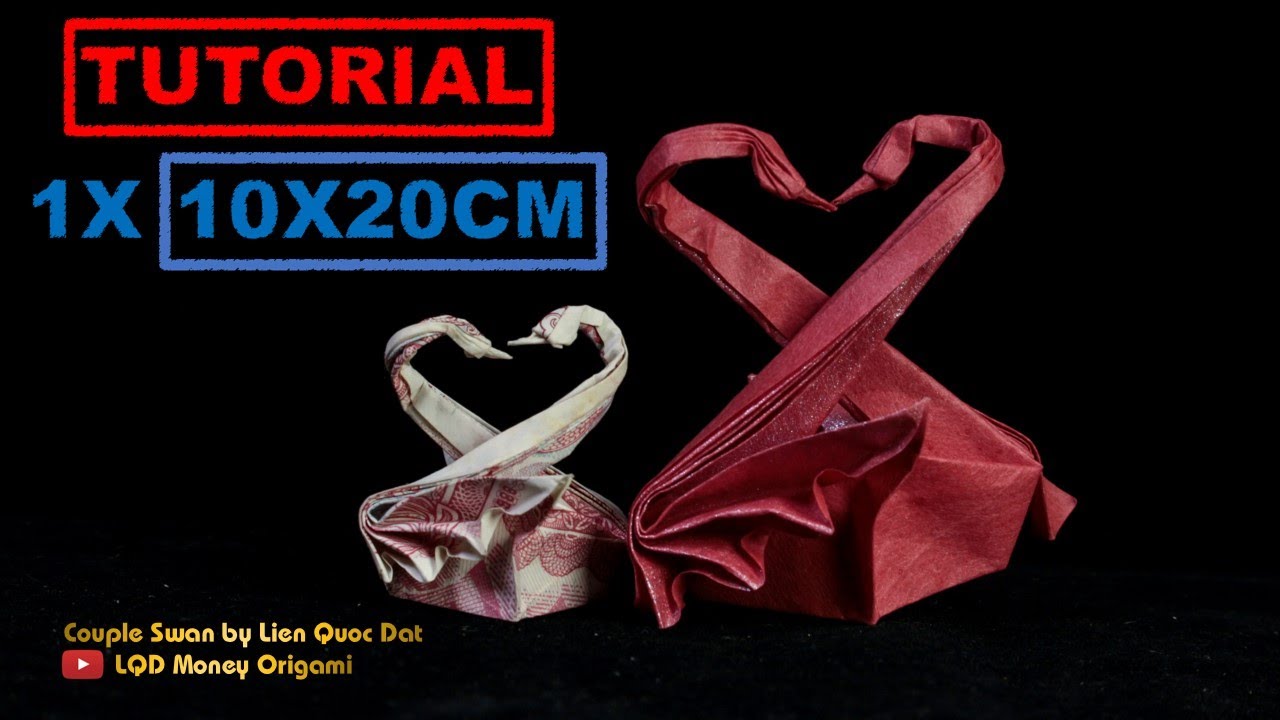 Couple Swan (Lien Quoc Dat) - LQD Money Origami