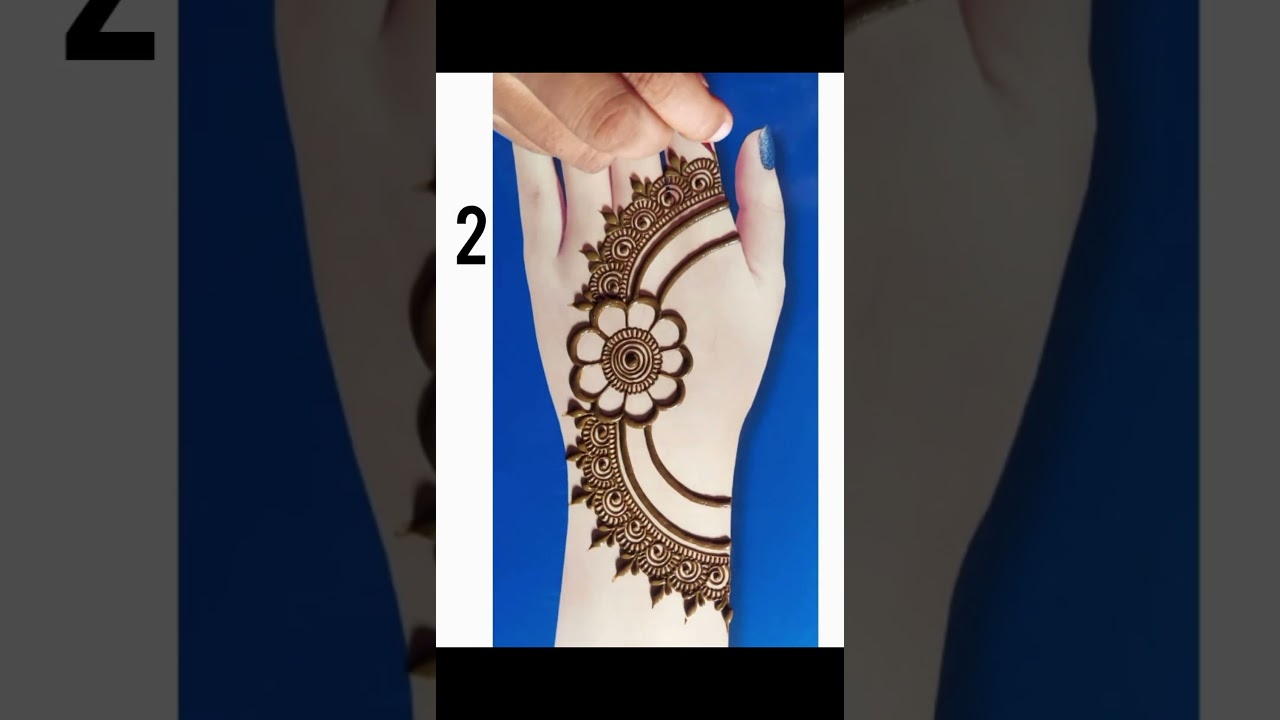 simple mehendi design 