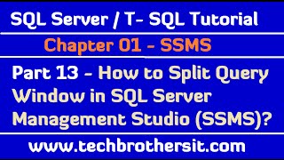 How To Change Color And Fonts In Ssms Sql Server T Sql Tutorial Part 12 ...