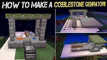 How to Make a Cobblestone Generator in Minecraft | Minecraft Redstone Build Hacks @BOSS-MJB  #08