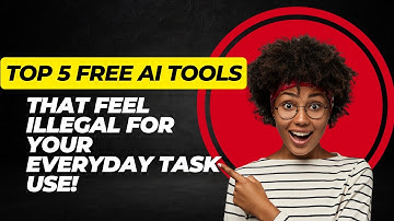 These 5 Free AI Tools Feel Illegal to Use 😱 | Work Smarter in 2025