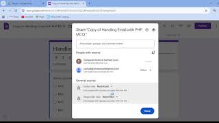 How to Add collaborator in  Google Forms? | Add editors in Google form Share Google Form with others