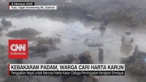 Warga Berburu Harta Karun Sriwijaya di Lokasi Karhutla
